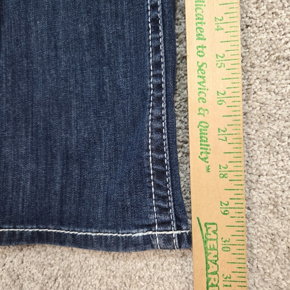 Ariat REAL Denim Jeans Women's 32S (fits 33x30) mid rise straight stretch - Picture 7 of 13